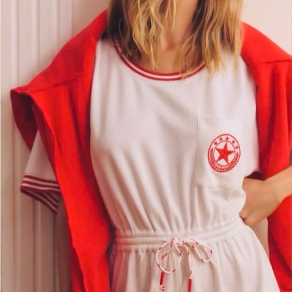 Anthropologie NWT Waffle Romper